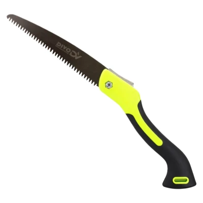 DIVODV 27889 Skladacie ručné pílka 35 mm, čepeľ 18 cm, čierno-zelená