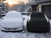 Verk 10170 Ochranná plachta na auto, veľkosť M, 140 x 388 x 107 cm, čierna