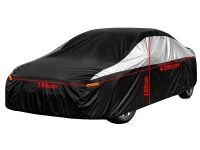 Verk 10170 Ochranná plachta na auto, vel. XL, 146 x 428 x 109 cm, černá