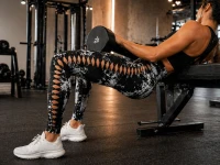 Verk 14664 Dámské legíny s push-up efektem, vysoký pas, S/M, černé
