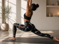 Verk 14664 Dámské legíny s push-up efektem, vysoký pas, S/M, černé