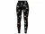 Verk 14664 Dámské legíny s push-up efektem, vysoký pas, S/M, černé