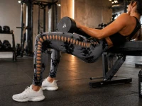 Verk 14664 Dámské legíny s push-up efektem, vysoký pas, S/M, šedé