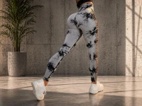 Verk 14664 Dámské legíny s push-up efektem, vysoký pas, S/M, šedé