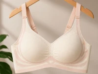 Verk 14672 Sportovní podprsenka push‑up, bezešvá s vycpávkami, vel. 2XL, bílá