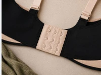 Verk 14672 Sportovní podprsenka push‑up, bezešvá s vycpávkami, vel. 2XL, černá