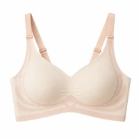 Verk 14672 Sportovní podprsenka push‑up, bezešvá s vycpávkami, vel. XL, bílá