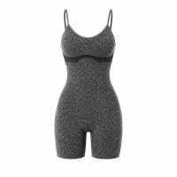 Verk 14674 Dámske fitness legíny s push-up efektom, veľkosť S/M, šedá