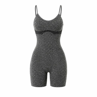 Verk 14674 Dámske fitness legíny s push-up efektom, veľkosť S/M, šedá