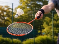 Verk 14713 Sada 2 badmintonových rakiet s puzdrom, červená 