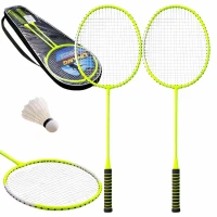 Verk 14713 Sada 2 badmintonových rakiet s puzdrom, zelená 