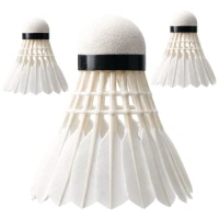 Verk 14715 Badmintonové pierkové loptičky, sada 3 ks, biele