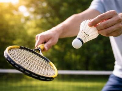 Verk 14715 Badmintonové pierkové loptičky, sada 3 ks, biele