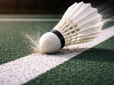 Verk 14716 Badmintonové pierkové loptičky, sada 12 ks, biele