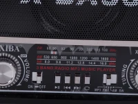 Verk 27543 Přenosné analogové rádio FM/M/SD, USB, AUX, SD, MP3, hnědé