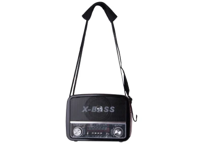 Verk 27543 Přenosné analogové rádio FM/M/SD, USB, AUX, SD, MP3, hnědé