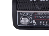 Verk 27543 Přenosné analogové rádio FM/M/SD, USB, AUX, SD, MP3, černé