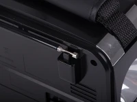 Verk 27543 Přenosné analogové rádio FM/M/SD, USB, AUX, SD, MP3, černé