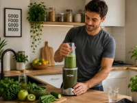Verk 07559 Multifunkčný mixér na smoothie 600 W, 3 nádoby, šedozelený