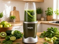 Verk 07559 Multifunkčný mixér na smoothie 600 W, 3 nádoby, šedozelený