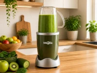 Verk 07559 Multifunkčný mixér na smoothie 600 W, 3 nádoby, šedozelený
