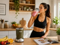 Verk 07559 Multifunkčný mixér na smoothie 600 W, 3 nádoby, šedozelený