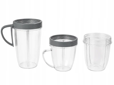 Verk 07559 Multifunkčný mixér na smoothie 600 W, 3 nádoby, šedozelený
