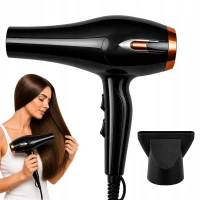 Verk 24667 Sušič vlasov 2200 W, 3 stupne teploty a rýchlosti, čierny