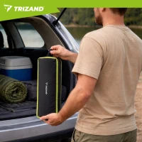 Trizand 27778 Rybářské křeslo 41 x 52 x 86 cm, skládací, černé