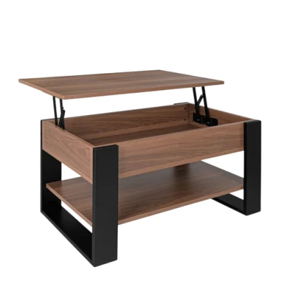 Ruhhy 27849 Konferenční stolek s výklopnou deskou 92 x 51 x 47 cm, dub