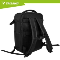 Trizand 27615 Cestovný batoh 40 x 20 x 25 cm, USB, čierny