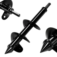 Verk 27780 Vrták do podlahy pre vŕtačku, 25 cm, čierny