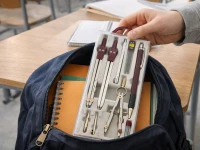 Verk 27837 Geometrická sada v puzdre - kružidlo s príslušenstvom, 9 dielov