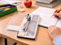 Verk 27838 Geometrická sada v pouzdře - kružítko s příslušenstvím, 7 dílů