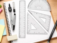 Verk 27838 Geometrická sada v pouzdře - kružítko s příslušenstvím, 7 dílů