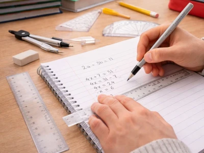 Verk 27838 Geometrická sada v pouzdře - kružítko s příslušenstvím, 7 dílů