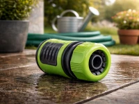 DIVODV 27904 Rychlospojka s průchodkou 1/2" pro zahradní hadici, zelená