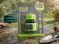 DIVODV 27904 Rychlospojka s průchodkou 1/2" pro zahradní hadici, zelená