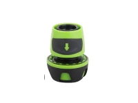 DIVODV 27913 Rychlospojka s průchodkou pro zahradní hadici 3/4", černo-zelená