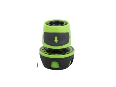 DIVODV 27913 Rychlospojka s průchodkou pro zahradní hadici 3/4", černo-zelená