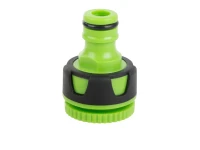 DIVODV 27914 Přípojka na kohoutek 1/2" a 3/4", černo-zelená