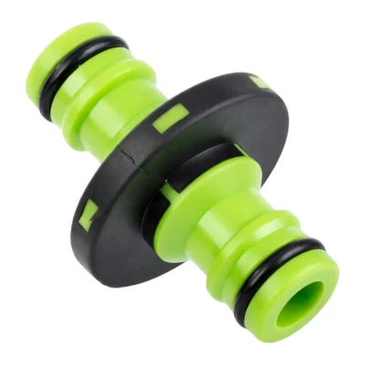 DIVODV 27915 Hadicová spojka pro dvě rychlospojky 1/2", zeleno-černá