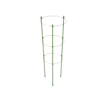 DIVODV 27930 Kruhová opora pro rostliny 120 cm, 3 kruhy, zelená