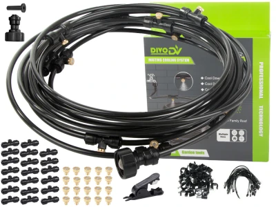 DIVODV 27925 Zavlažovacia súprava - automatický zavlažovací systém 360°, 15 m 