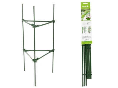 DIVODV 27931 Trojúhelníková opora pro rostliny 60 cm, sada 2 ks, zelená