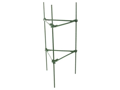 DIVODV 27931 Trojúhelníková opora pro rostliny 60 cm, sada 2 ks, zelená