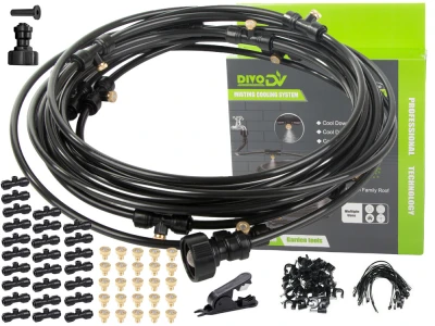 DIVODV 27925 Zavlažovacia súprava - automatický zavlažovací systém 360°, 20 m