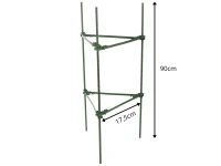 DIVODV 27931 Trojúhelníková opora pro rostliny 90 cm, sada 2 ks, zelená