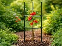 DIVODV 27931 Trojúhelníková opora pro rostliny 90 cm, sada 2 ks, zelená