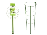DIVODV 27930 Kruhová opora pro rostliny 60 cm, 3 kruhy, zelená